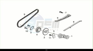 CRUISYM a 300 (LV30W2Z1-EU) (M2) drawing CAM SHAFT