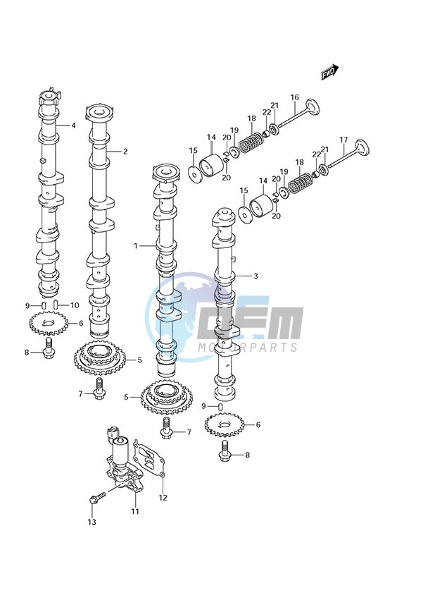 Camshaft (DF 250S)