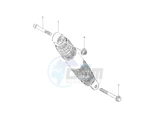 YN NEO'S 50 drawing REAR SHOCK ABSORBER