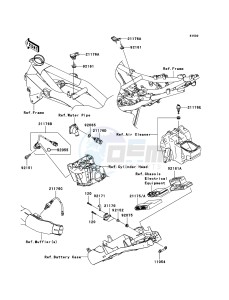 Z750 ZR750L9F GB XX (EU ME A(FRICA) drawing Fuel Injection