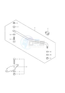 DF 9.9 drawing Drag Link - Non-Remote Control