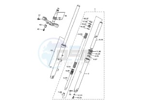 XV VIRAGO 535 drawing FRONT FORK