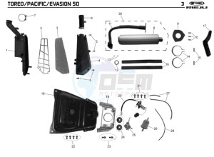 EVASION-50-EVASION drawing HOSE CONNEXIONS TANKS