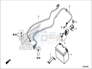 NC750JH Europe Direct - (ED) drawing BATTERY