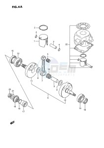 RM80 (E3) drawing CRANKSHAFT (MODEL J)