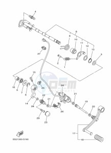 MT-09 MTN850-A (BS2V) drawing SHIFT SHAFT