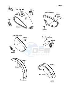 VN 1500 A [VULCAN 1500] (A10-A13) [VULCAN 1500] drawing DECALS-- EBONY_RED- --- VN1500-A11- -