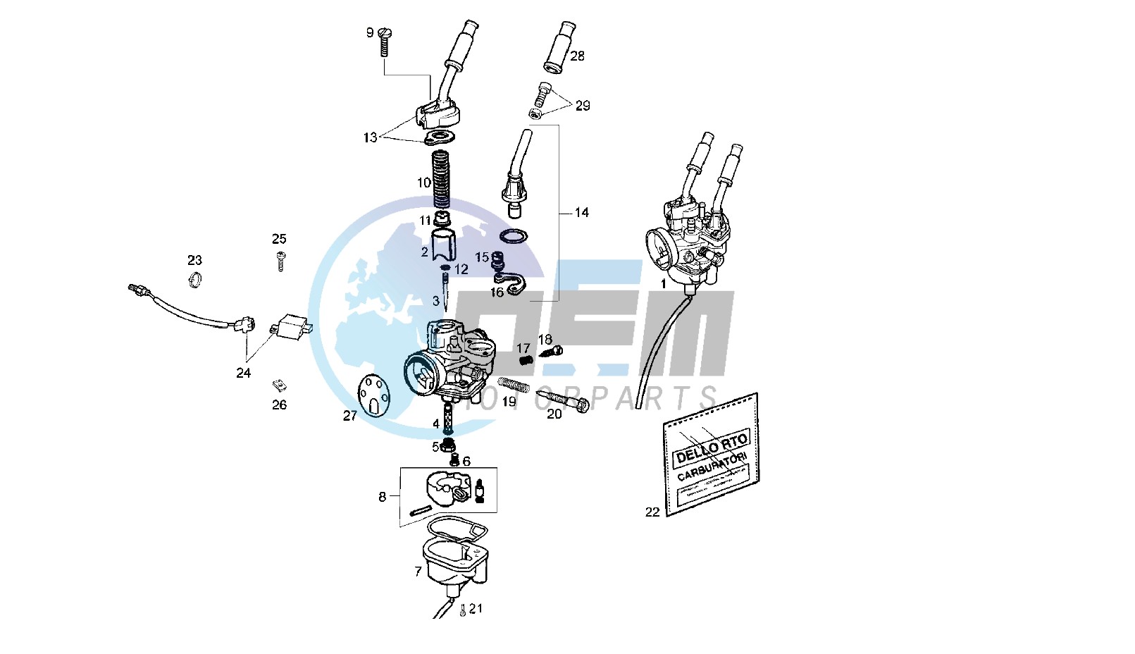 CARBURETOR FIN-NOR-SWE