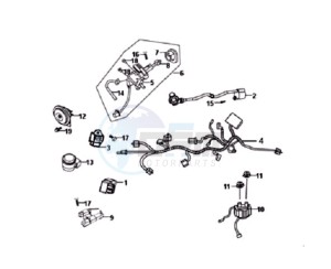 ORBIT 50 25KMH drawing WIRING HARNASS