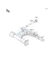 VN 1500 N [VULCAN 1500 CLASSIC FI] (N1-N3) [VULCAN 1500 CLASSIC FI] drawing SWINGARM