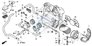 CBF500A drawing AIR CLEANER