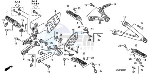 CBR600RA9 France - (F / ABS CMF) drawing STEP