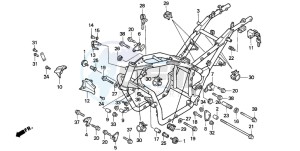 VF750C2 drawing FRAME BODY