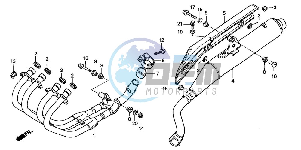 EXHAUST MUFFLER