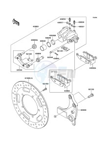 VN1700_CLASSIC_TOURER_ABS VN1700DEF GB XX (EU ME A(FRICA) drawing Rear Brake