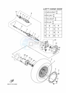 YXZ1000ETS YXZ1000ET (BAS5) drawing FRONT WHEEL