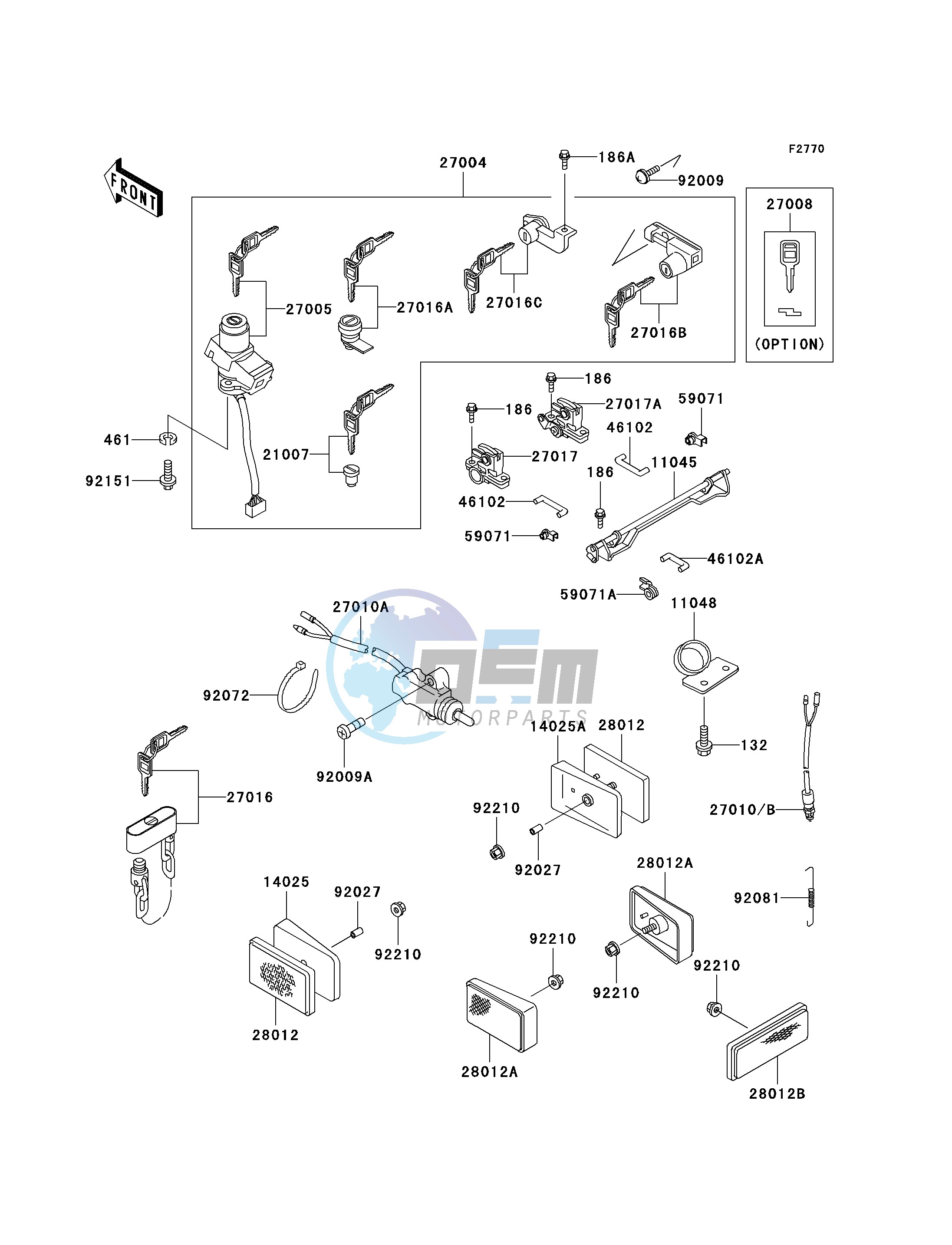 IGNITION SWITCH_LOCKS_REFLECTORS