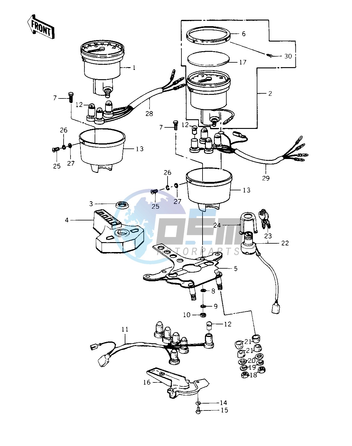 METERS_IGNITION SWITCH -- 78 C1_C1A- -