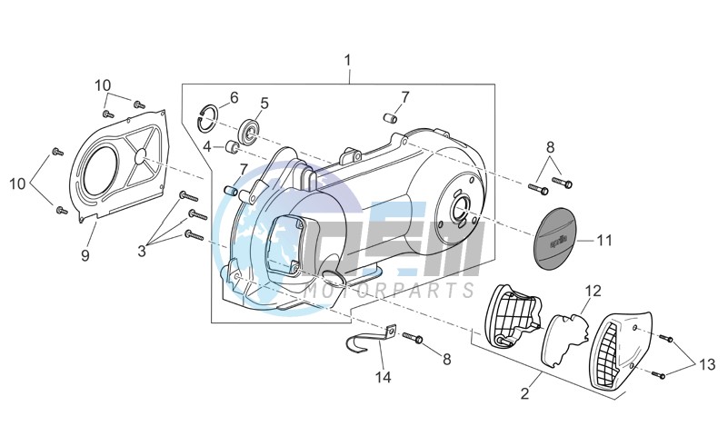 Variator cover