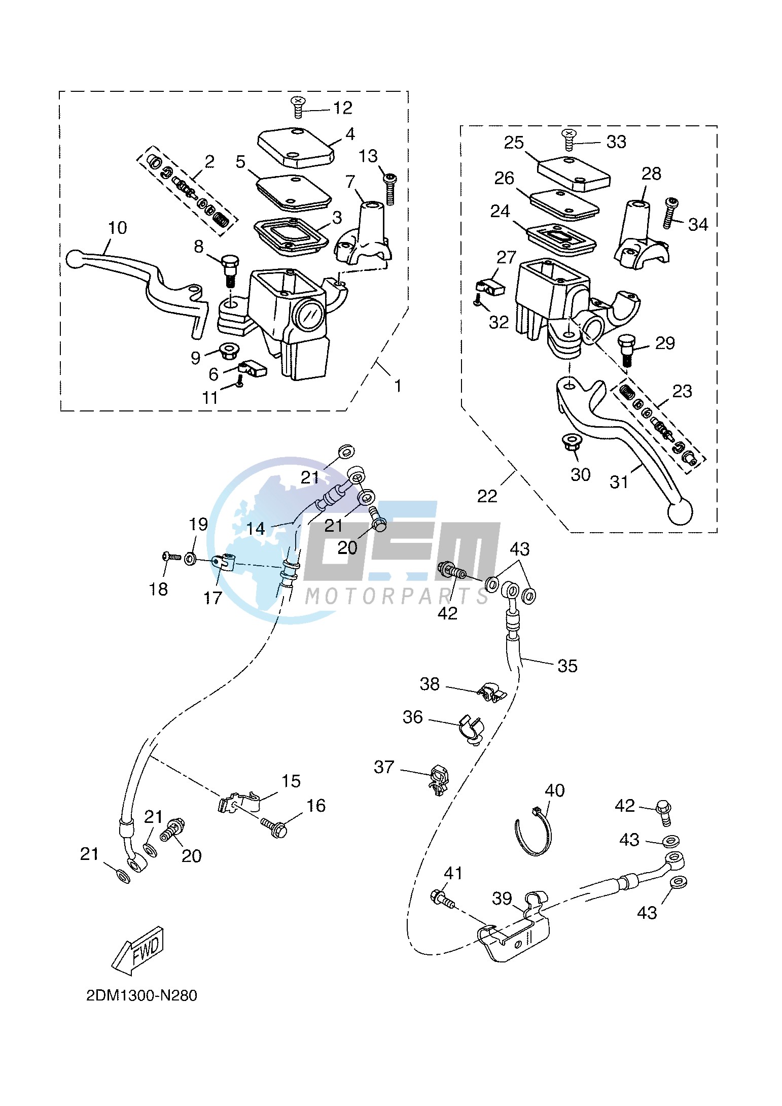 FRONT MASTER CYLINDER