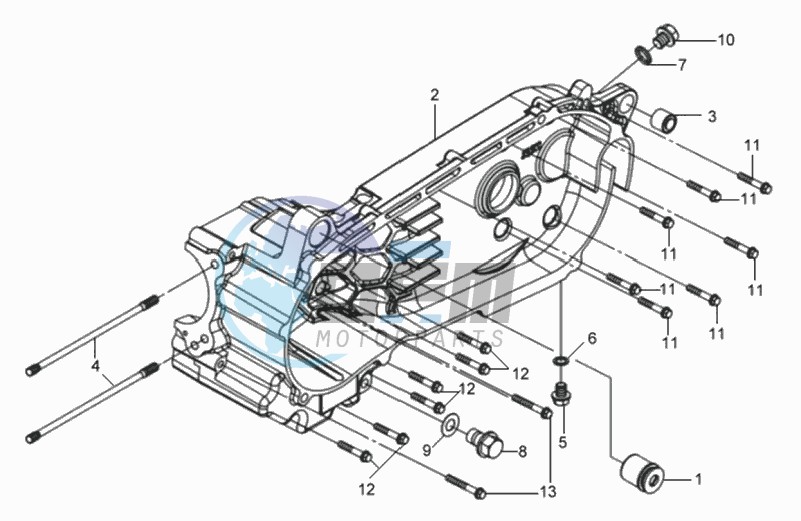 CRANKCASE LEFT