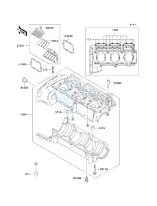 JT 900 B [900 STX] (B1-B2) [900 STX] drawing CRANKCASE