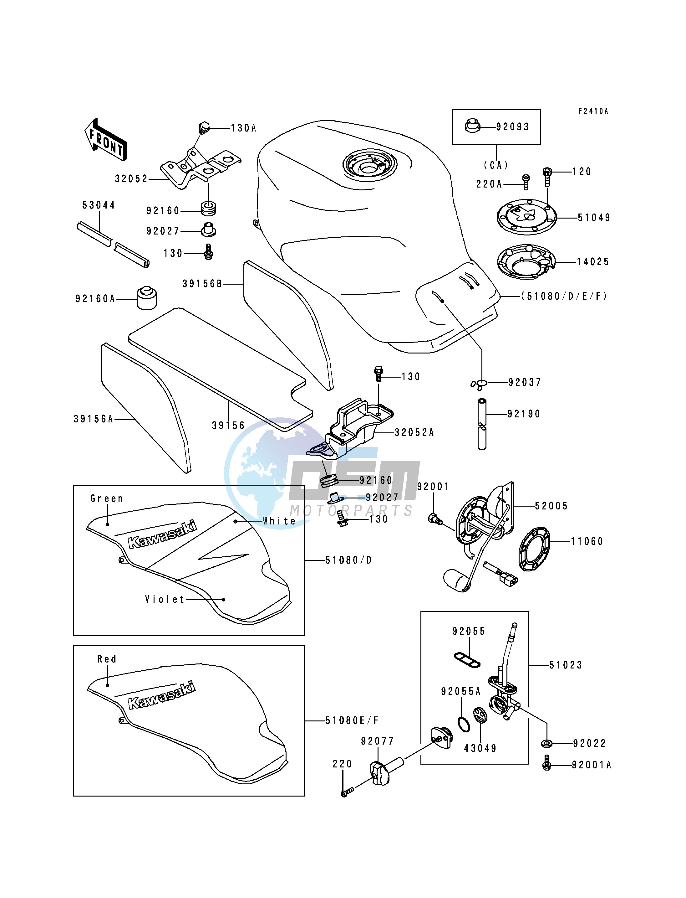 FUEL TANK -- ZX900-B2- -