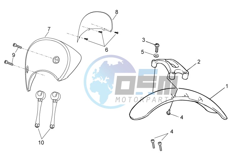 Front body - Front mudguard