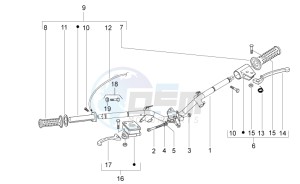 Sport City One 50 4T 2v e2 drawing Handlebar