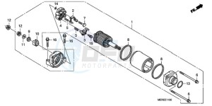 CBF600N9 UK - (E / MKH) drawing STARTING MOTOR