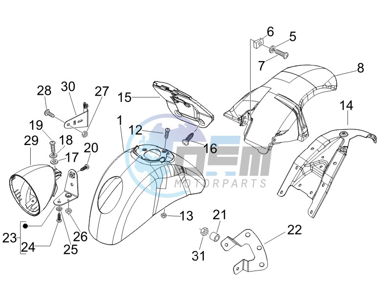 Wheel housing - Mudguard