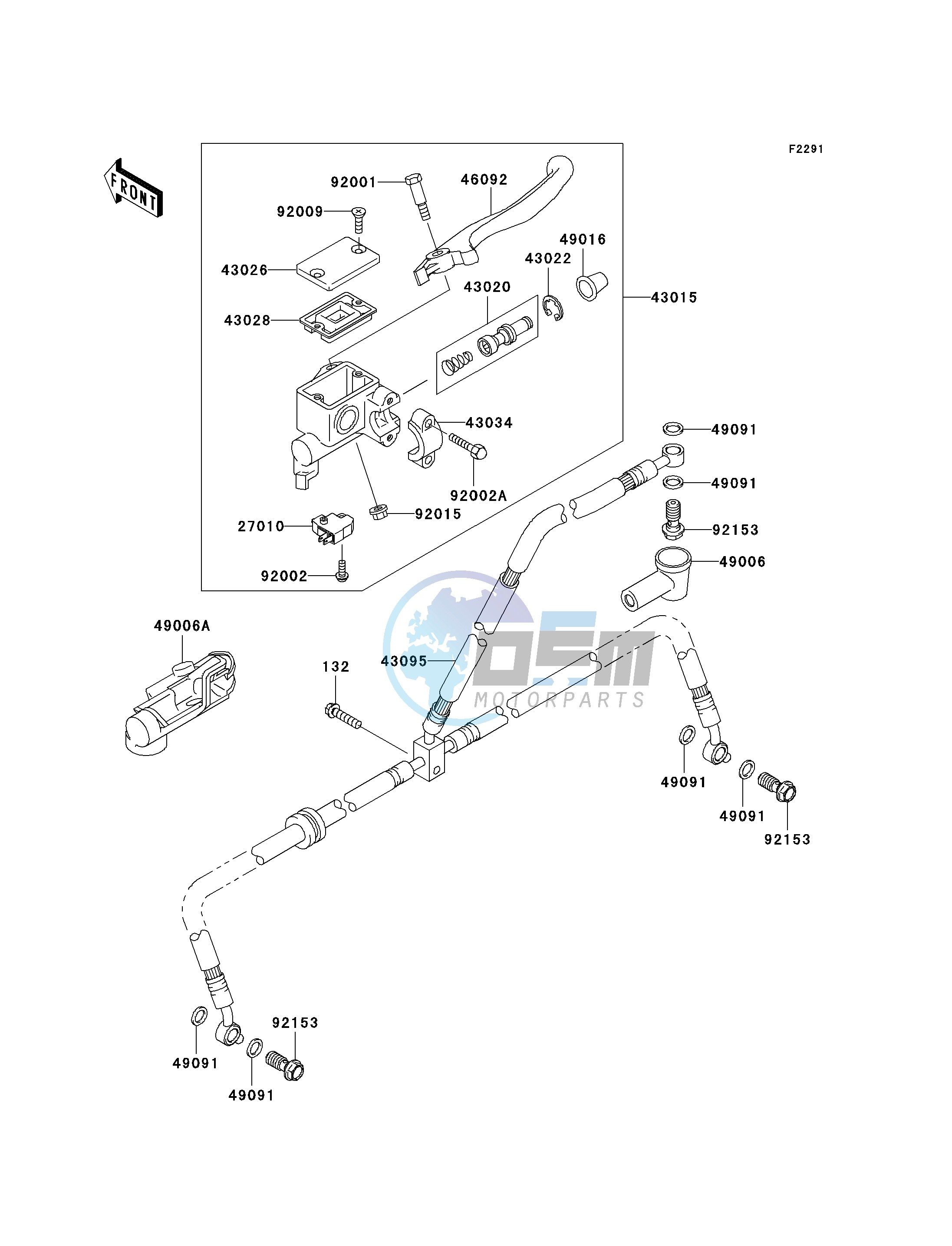 FRONT MASTER CYLINDER