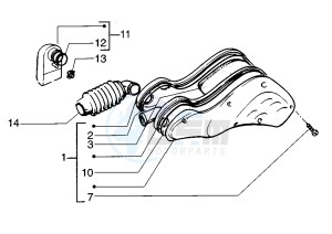 Zip 50 SP drawing Air Cleaner