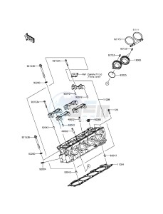 NINJA ZX-10R ABS ZX1000KFFA FR XX (EU ME A(FRICA) drawing Cylinder Head