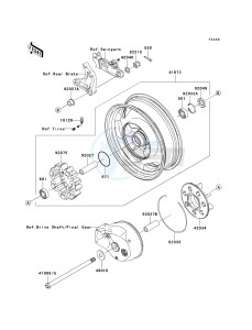 VN 1600 A [VULCAN 1600 CLASSIC] (A6F-A8FA) A7F drawing REAR WHEEL_CHAIN