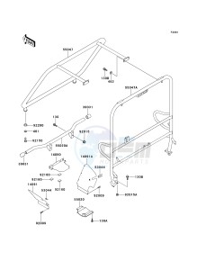 KAF 620 A6 [MULE 2510 4X4] (A6) [MULE 2510 4X4] drawing GUARDS_CAB FRAME