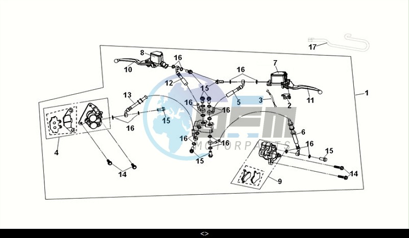 CBS BRAKE SYSTEM ASSY