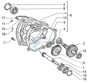 Runner 200 VXR 4t drawing Rear wheel shaft