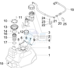 SR 300 Max drawing Fuel Tank