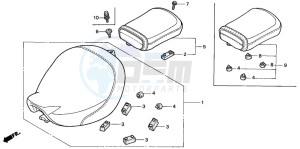 VT750C drawing SEAT