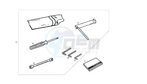 SENDA R - 125 CC VTHSC1B1A 4T EU2 drawing TOOLS