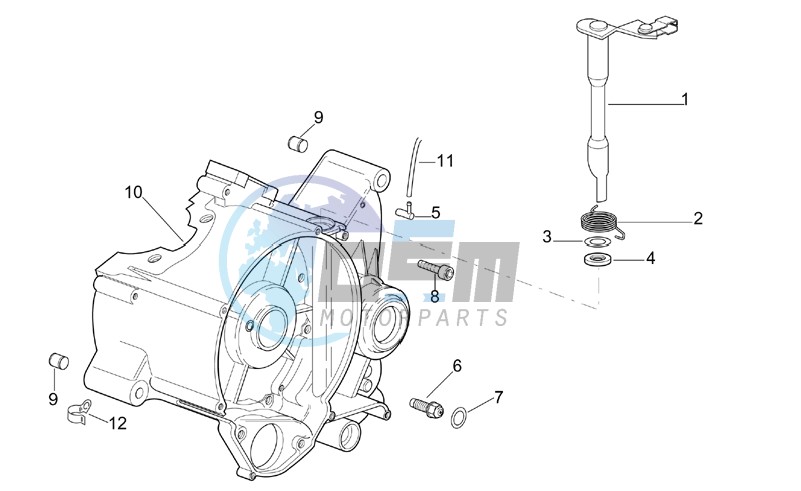 Left crankcase