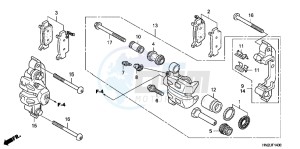 TRX500FAC drawing FRONT CALIPER