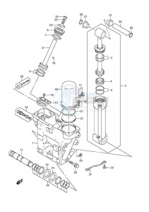 DF 300 drawing Trim Cylinder