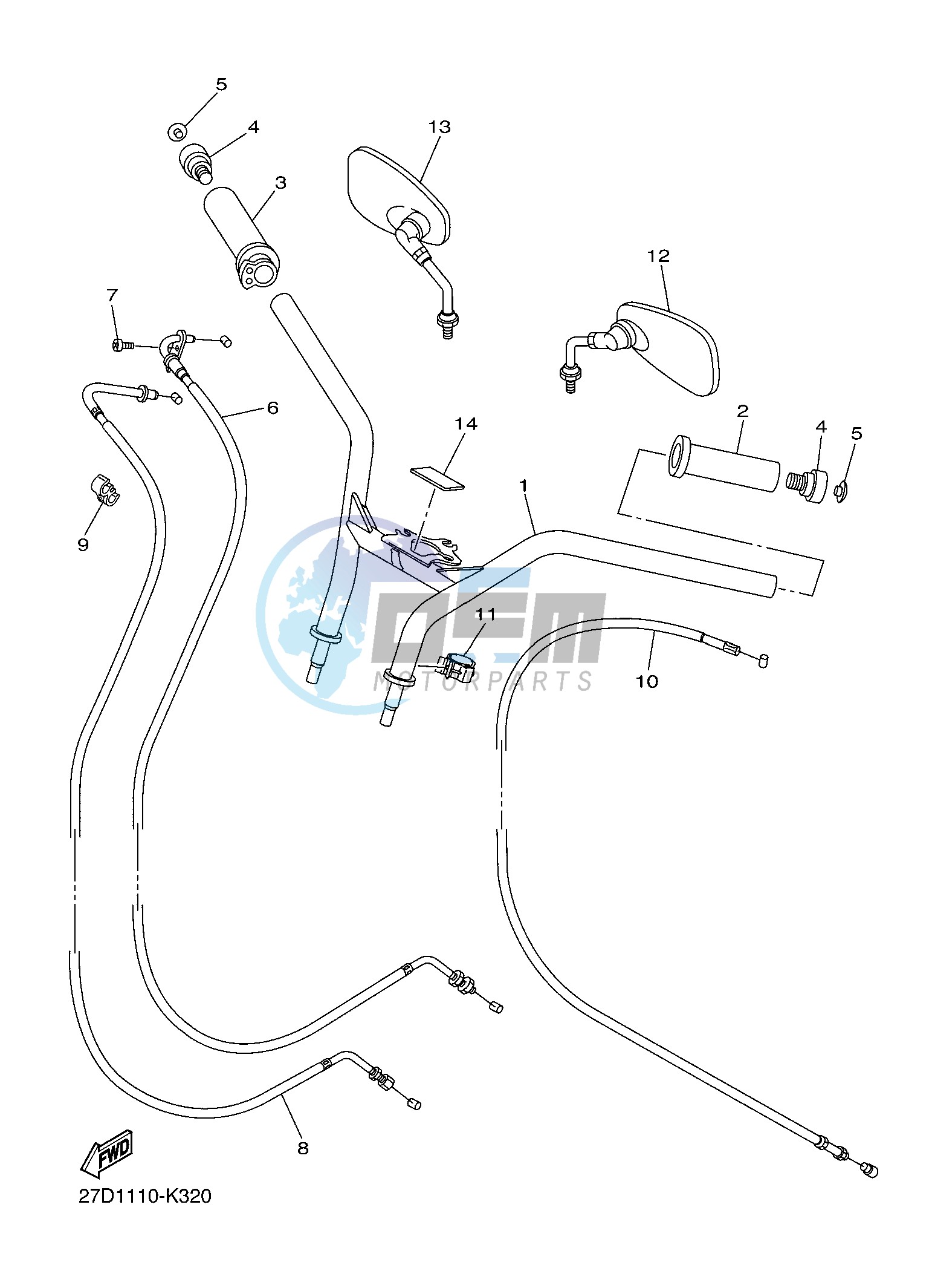 STEERING HANDLE & CABLE