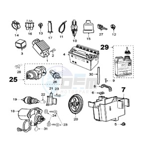 LUDIX 10 SP BLASTER drawing ELECTRIC PART