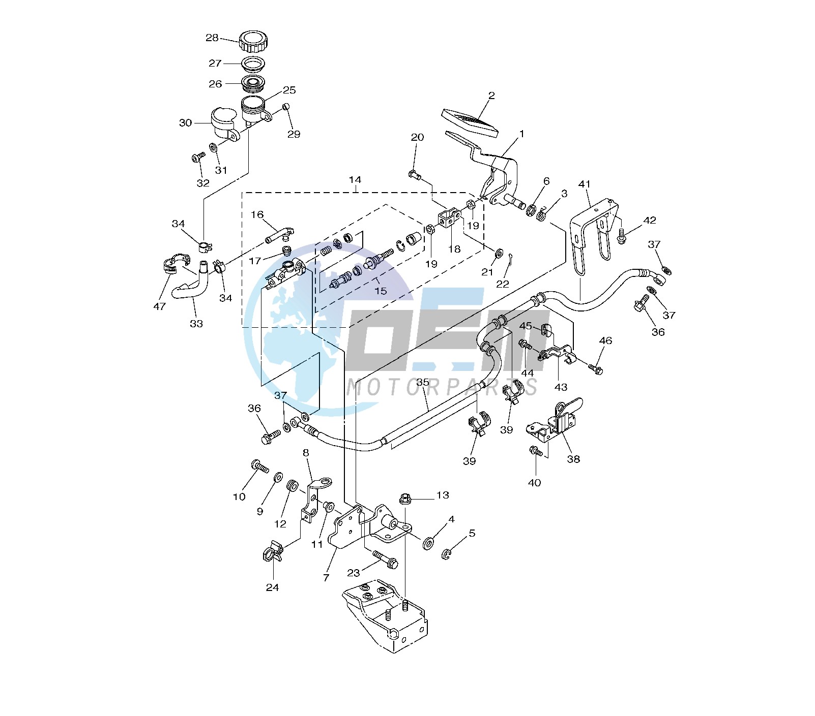 REAR MASTER CYLINDER