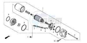 VFR800A drawing STARTING MOTOR