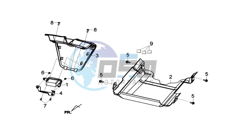 REAR FENDER / INNER SHIELD