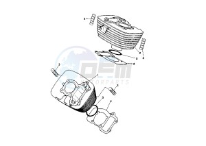 XV VIRAGO 125 drawing CYLINDER